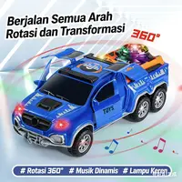 Stunt Spinning Kereta Musik Elektronik - Mainan Edukatif Anti Pecah Cocok Hadiah Anak