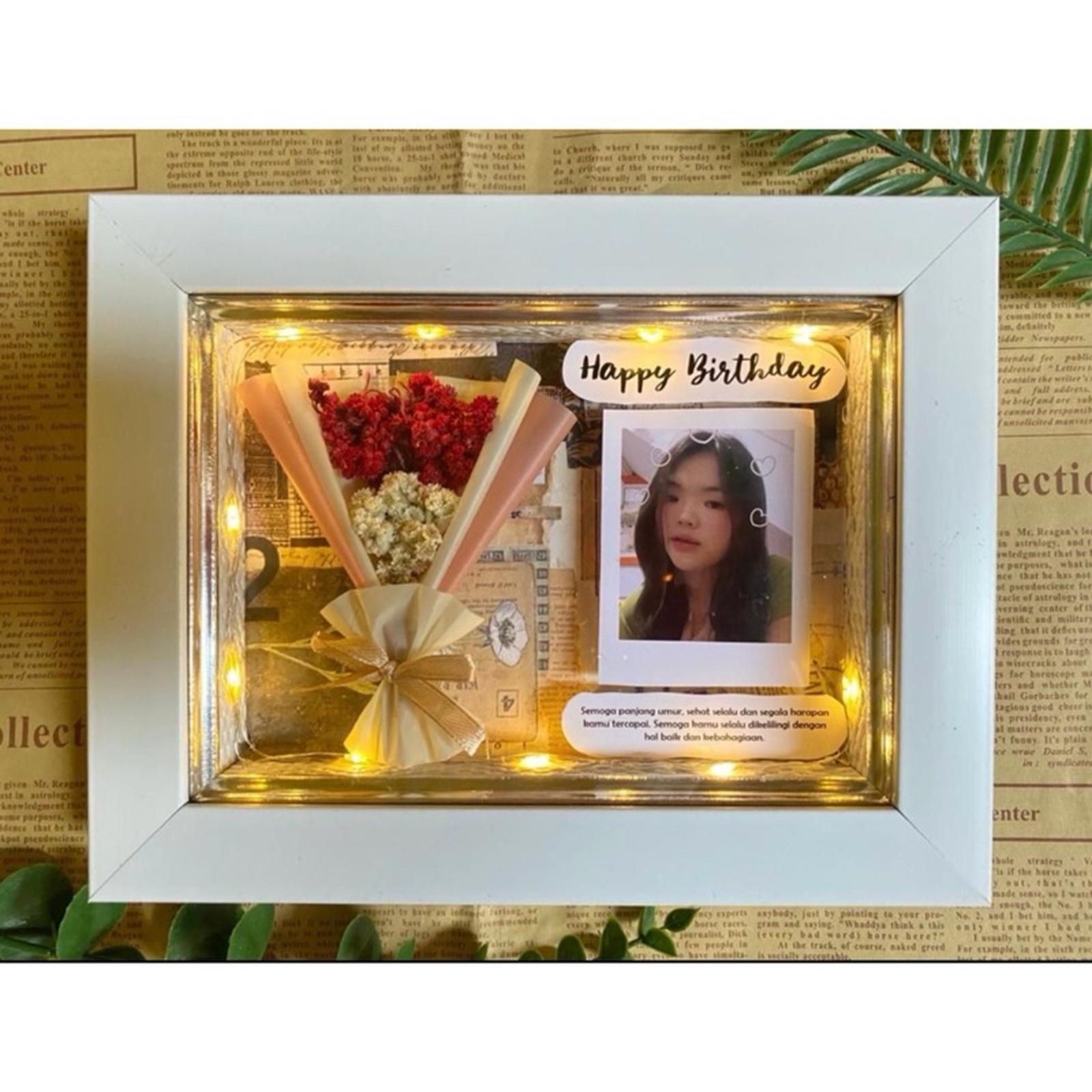 Dried flower 13x18cm kado ultah cewe kado wisuda pacar hadiah valentine kado valentine kado pernikahan…
