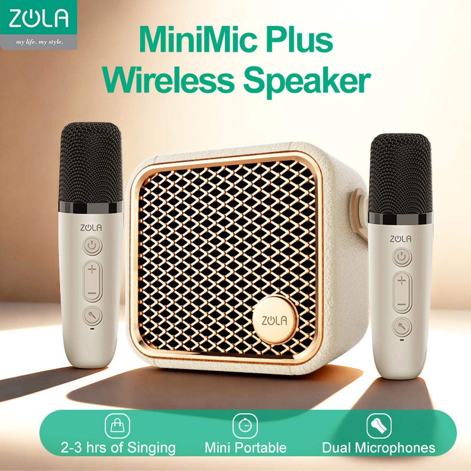 Zola Speaker Microphone Karaoke Set Bluetooth Mini Full bass Portable Mikrofon speakers mic - Mini Mic…