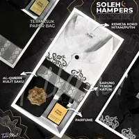 Hampers Cowok hadiah Set Spesial Lebaran Baju Koko Sarung Parfum Maskulin Hadiah Islami