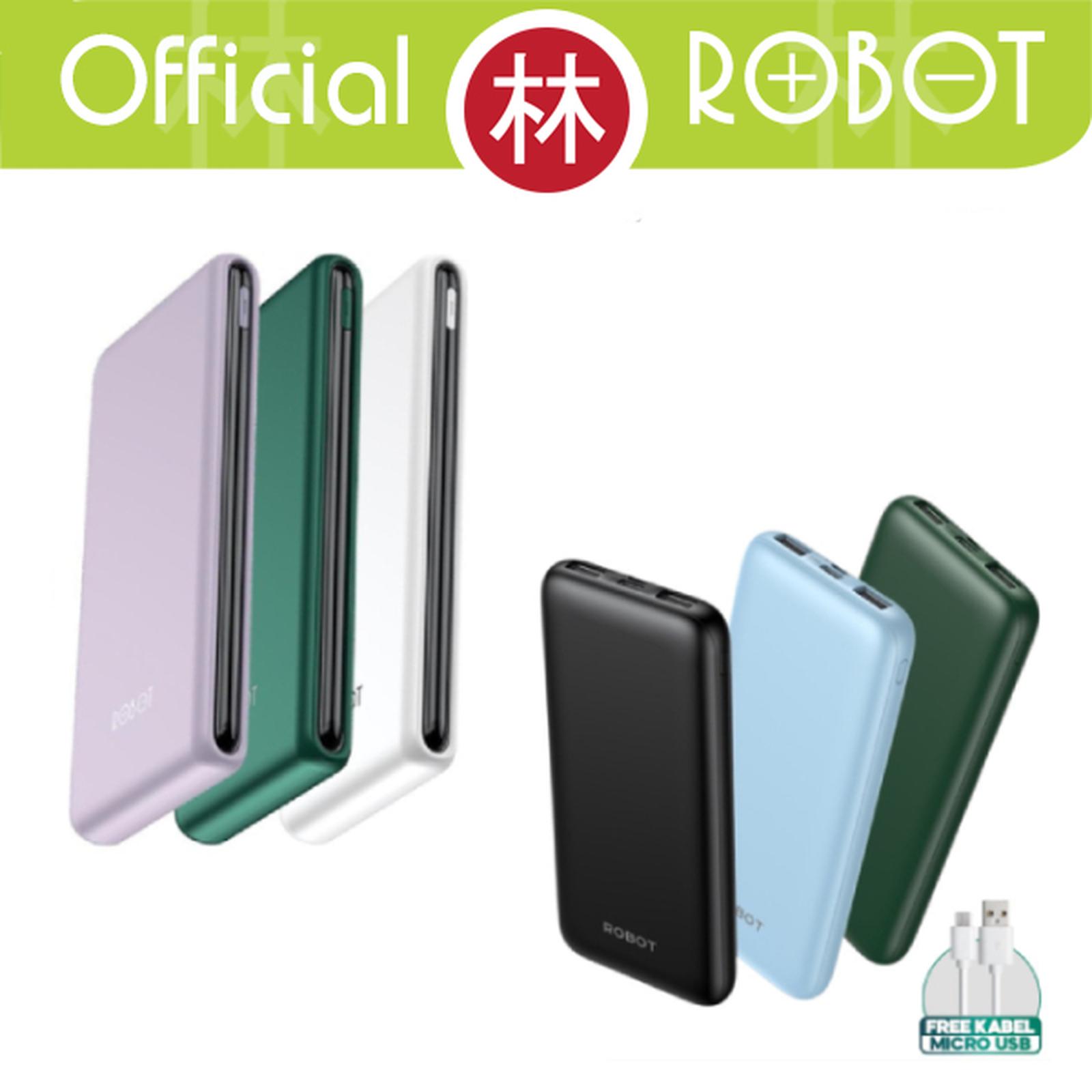Robot RT180S CCC Powerbank 10000 mAh Dual Input Output Type-C Micro New RT180 RT12 DAP Olike Rexi - Ro…