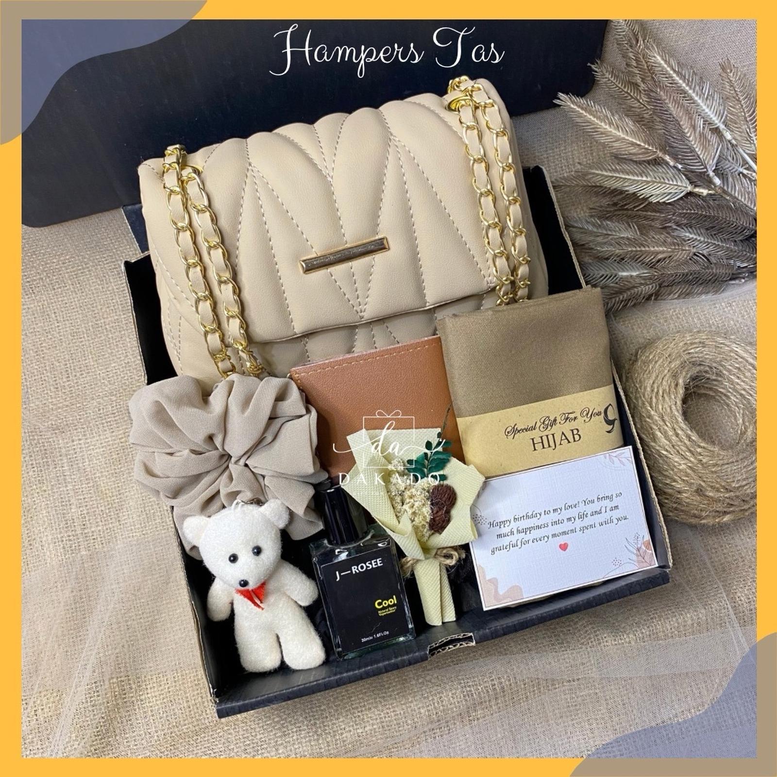 HAMPERS TAS WANITA KADO ULTAH hadiah box TAS WANITA PREMIUM HADIAH ULANG TAHUN / HAMPERS hadiah box TA…