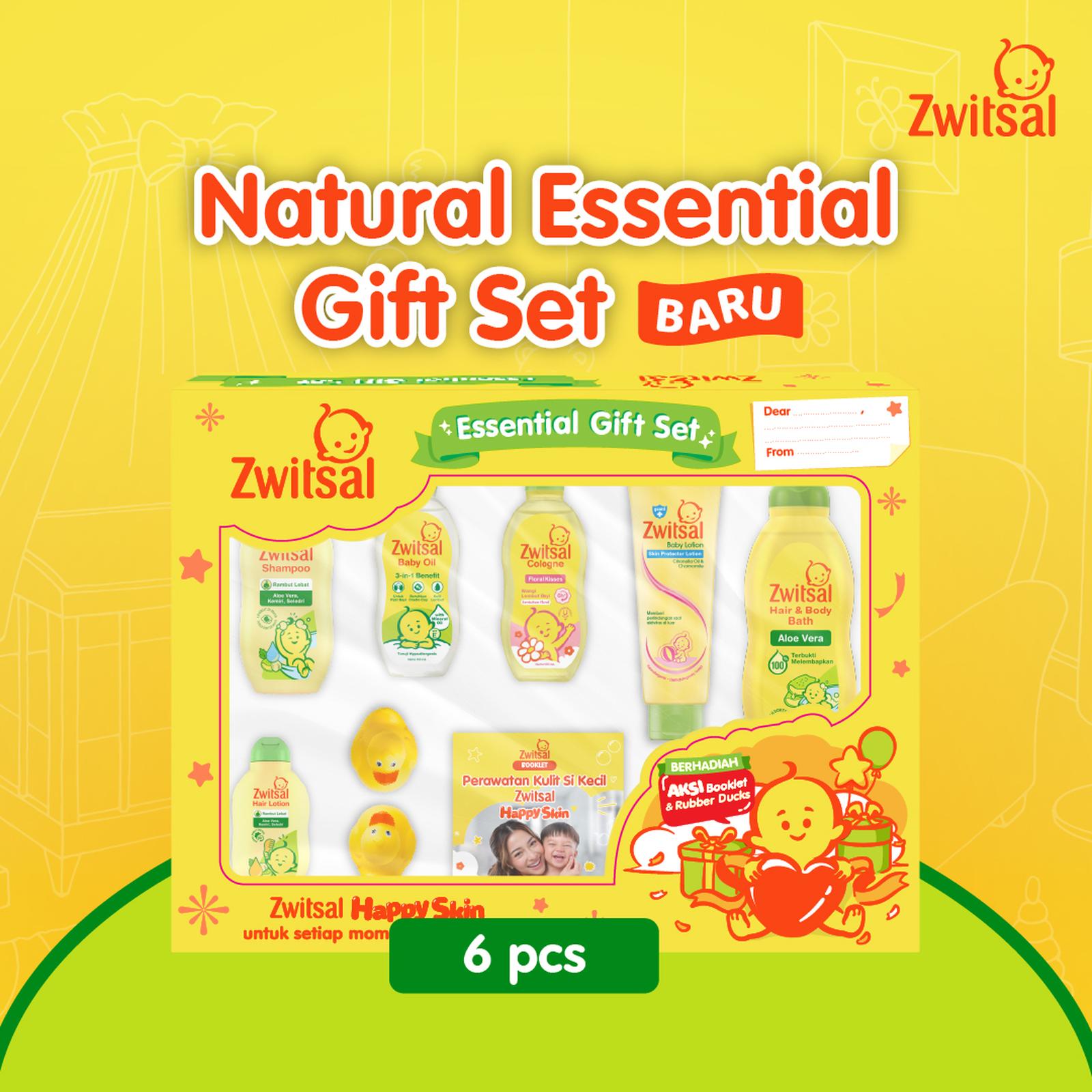 [SPECIAL DEALS] Zwitsal Baby Essential hadiah box Set - Paket Perlengkapan Bayi - Zwitsal, Standar